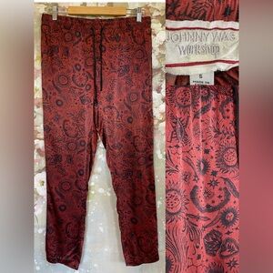 Johnny Was•ASTERIA•Celestial Sun/Moon‎ Tuxedo Pants•Sz Small